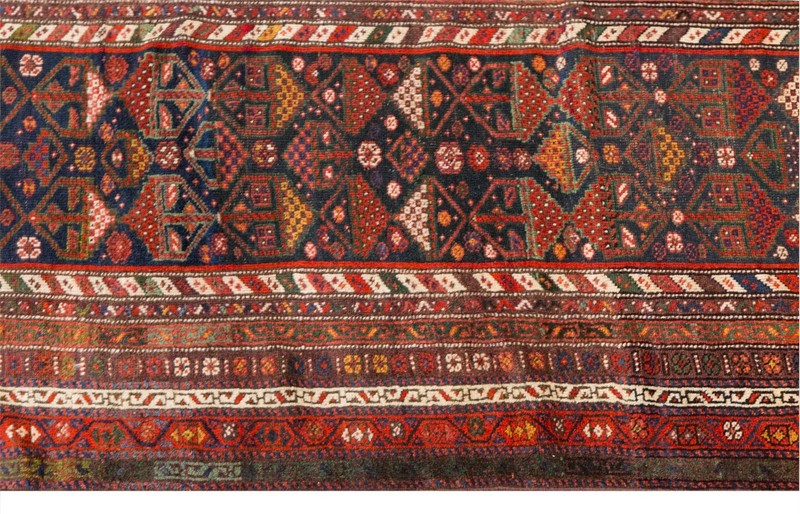 60+ Years Old Vintage Turkish Oushak Rug Runner 116x484 cm (3'10"x15'10") gallery