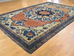 Exquisite Antique 1900’s Natural Dye Heriz Collection Rug 8’4″ x 12’6″