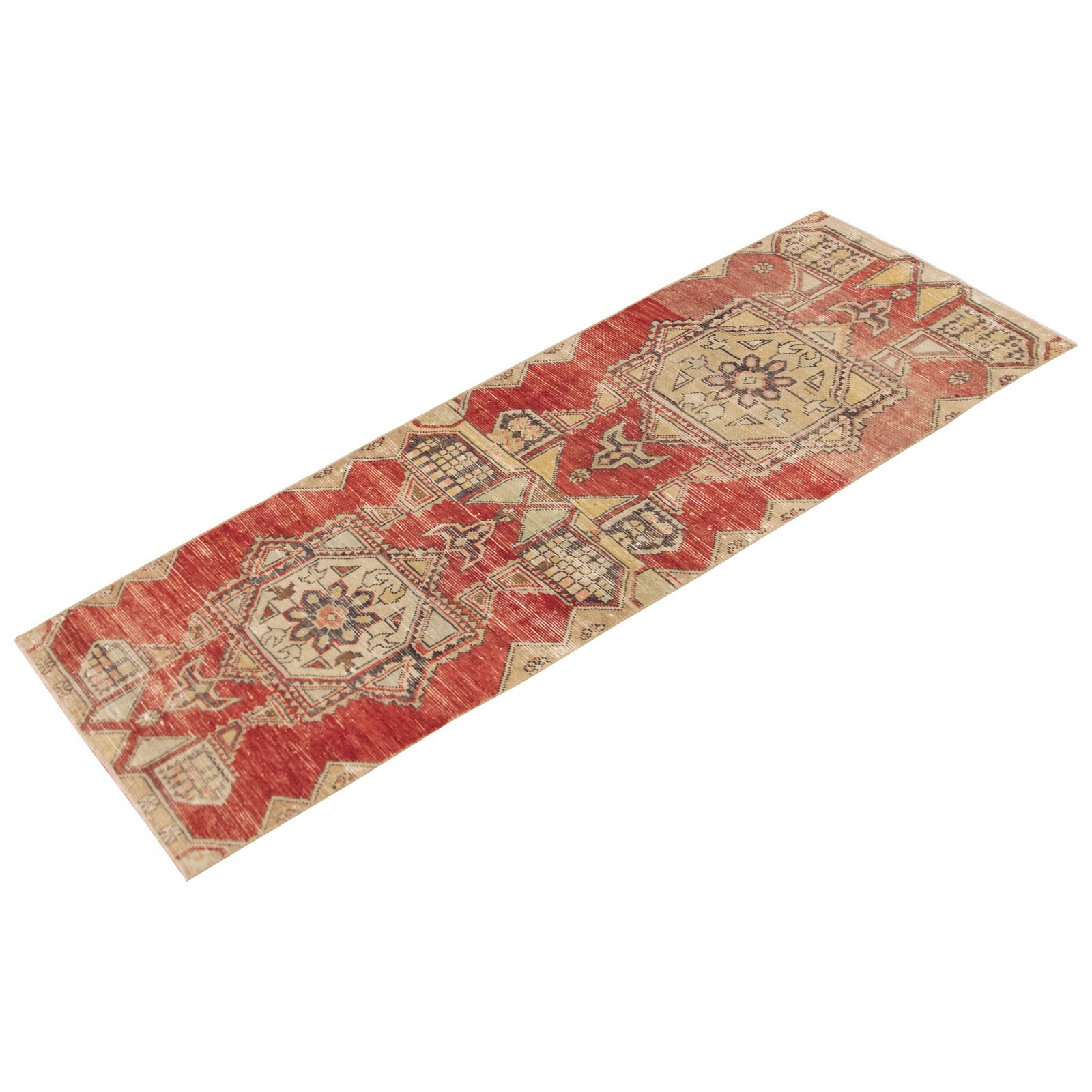 3'1 X 10'9 feet Runner Rug,Turkish Runner,Vintage Runner,Oushak Rug,Floor Rug gallery
