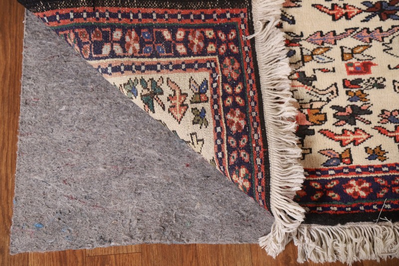Ivory Vintage All-Over Pattern Rug 5x6 ft Hand-knotted Wool Traditional Carpet gallery