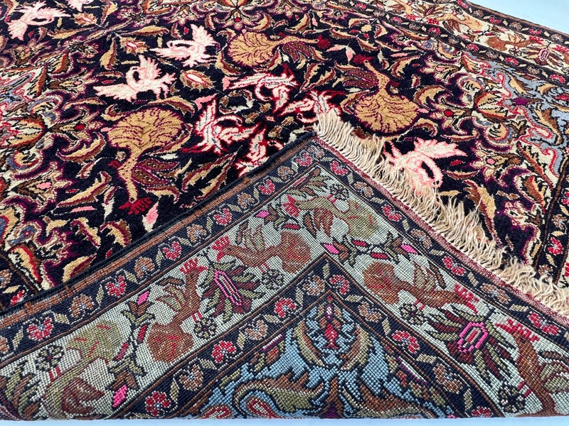 Gorgeous Vintage Stunning Shikargha Pictorial Hunting Scene Wall Hang Carpet gallery