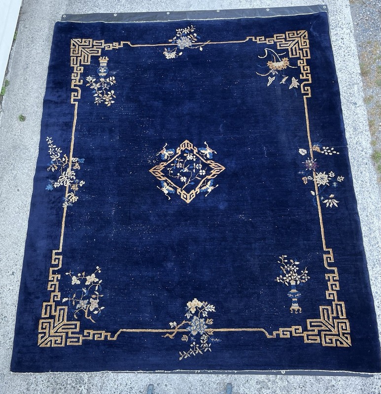 Beautiful Nichols Style Vintage Art Deco Rug 8x10 Ft gallery