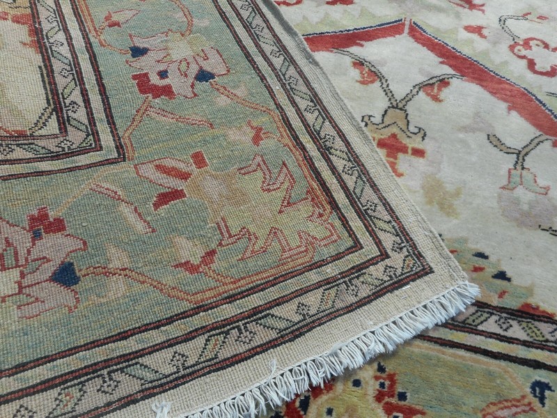 Semi-Antique Anatolian Arts & Crafts Oriental Rug, C. 1970, 8'8" X 11'7" gallery