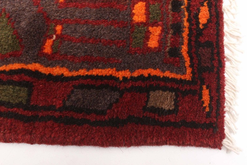 Vintage Hand-Knotted Area Rug 4'6" x 6'7" Traditional Oriental Wool Carpet gallery