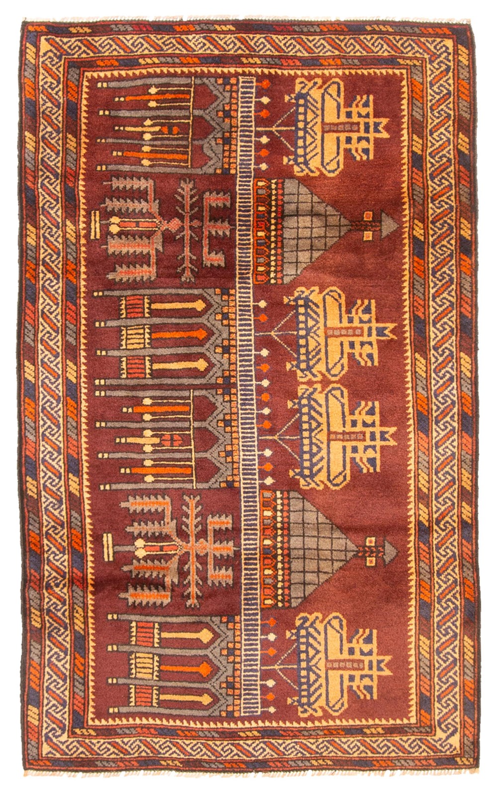 Traditional Vintage Hand-Knotted Area Rug 2'11" x 4'8" Oriental Wool Carpet gallery