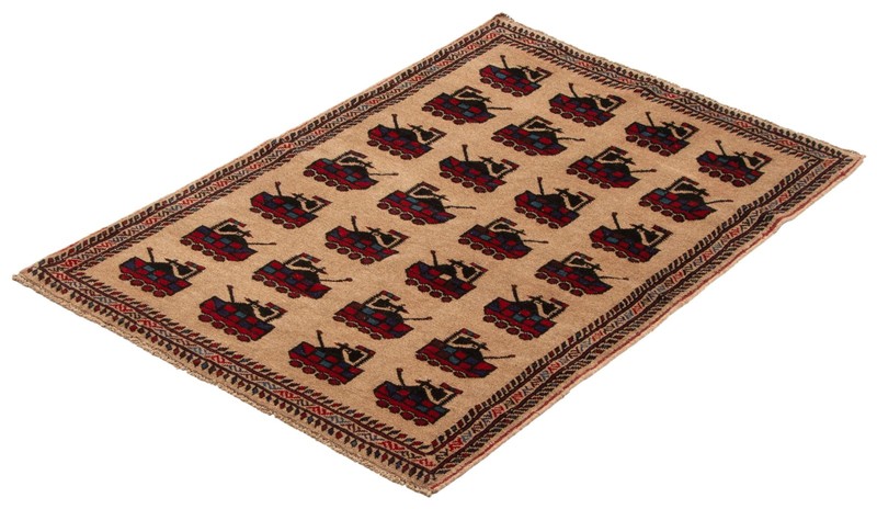 2'11" x 4'6" Vintage Hand Knotted Area Rug Traditional Oriental Wool Carpet gallery