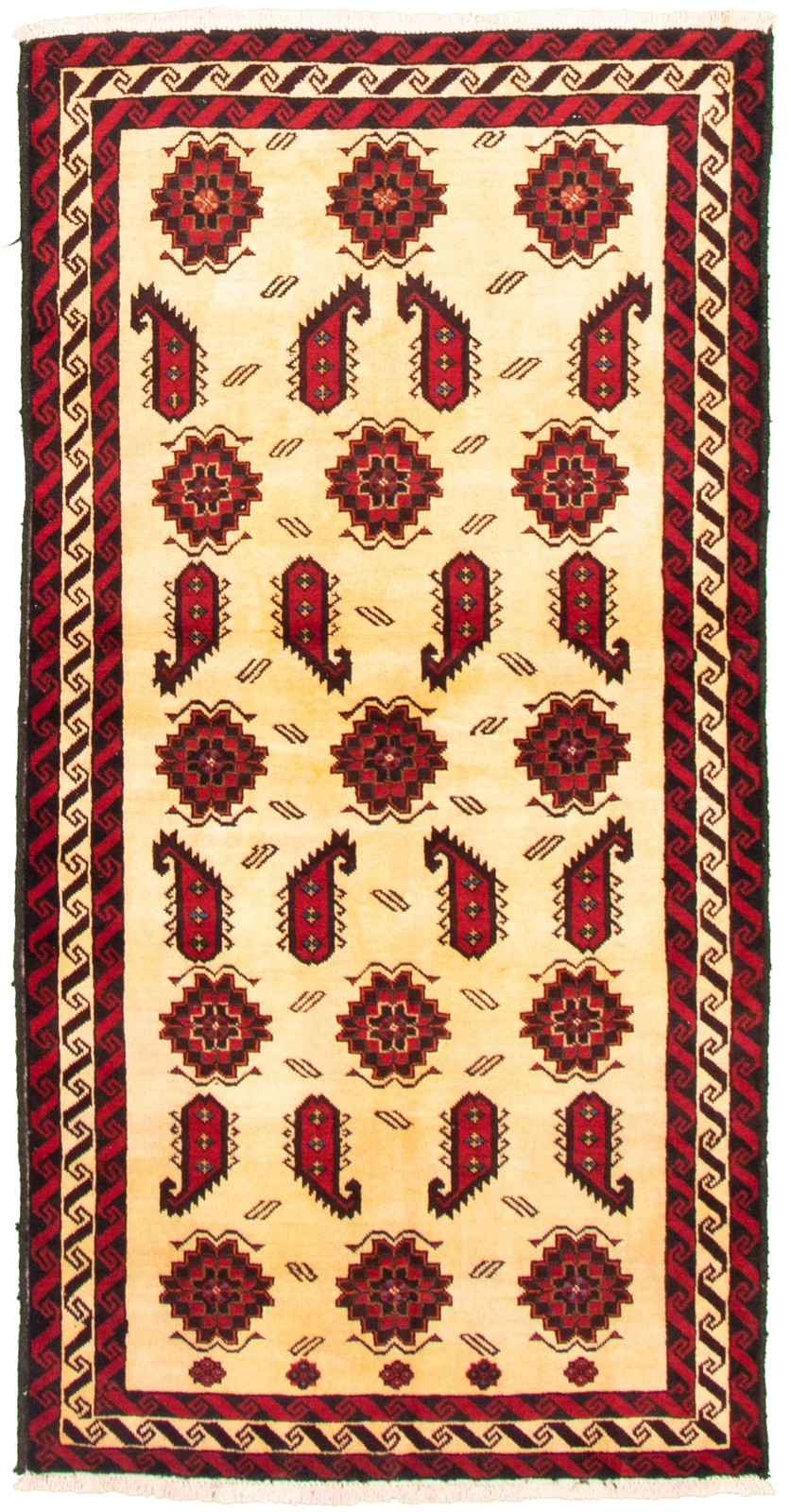 Vintage Traditional Hand-Knotted Area Rug 3'5" x 6'7" Oriental Wool Carpet gallery