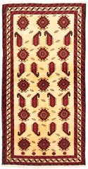Vintage Traditional Hand-Knotted Area Rug 3’5″ x 6’7″ Oriental Wool Carpet