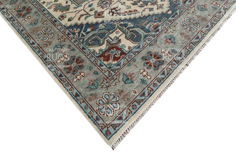 8x10 Light Ivory & Gray Hand made Traditional Living Area Rugs, 8x10ft gallery