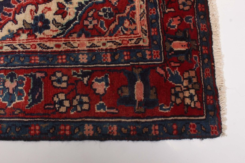 Vintage Traditional Hand-Knotted Area Rug 4'0" x 6'1" Oriental Wool Carpet gallery