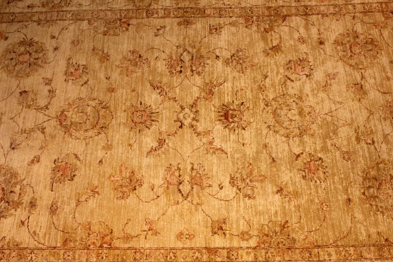 RUG_FLORAL _DESIGN 5X8 FT. FINE QUALITY HANDMADE HAND KNOTTED MUTED SOFT COLORS gallery