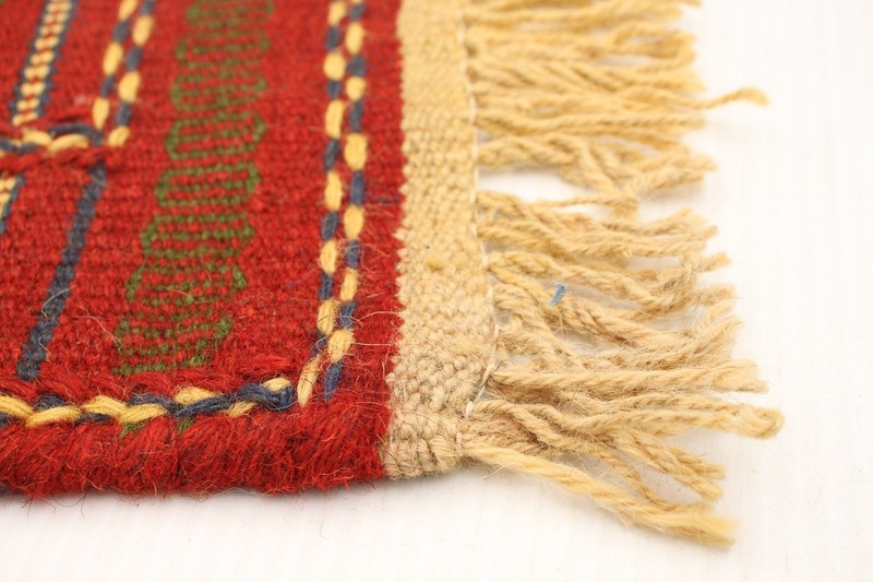 Vintage Hand Woven Area Rug 3'3" x 4'11" Traditional Wool Oriental Carpet gallery