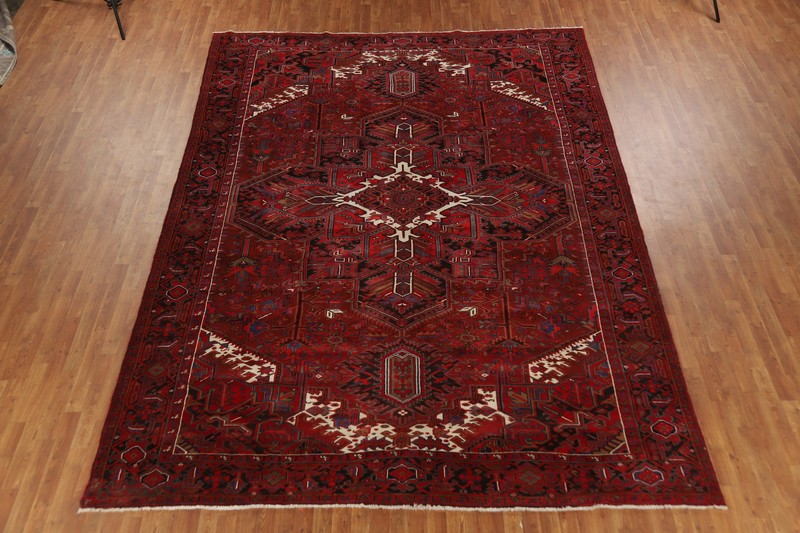 Nomad Hand-knotted Wool Heriiz Traditional Area Rug Living Room Carpet 10x13 gallery