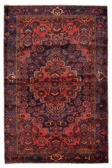 Vintage Traditional Hand-Knotted Area Rug 4’3″ x 6’5″ Oriental Wool Carpet