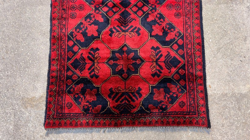 2'6'' X 4' Vintage Carpet Natural Village Rug Handmade Rug.SKU:A1734 gallery