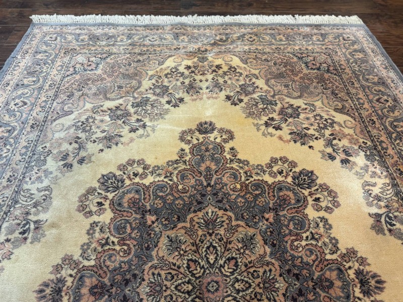Belgium Power Loomed Wool Rug 6.9 x 9.6, Vintage Oriental Carpet gallery