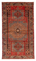 Traditional Vintage Hand-Knotted Area Rug 4’1″ x 7’1″ Oriental Wool Carpet