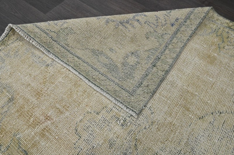Oushak Turkish Vintage Rug 5x8 Kilim Rug Anatolian Handmade Boho Decor BEIGE gallery