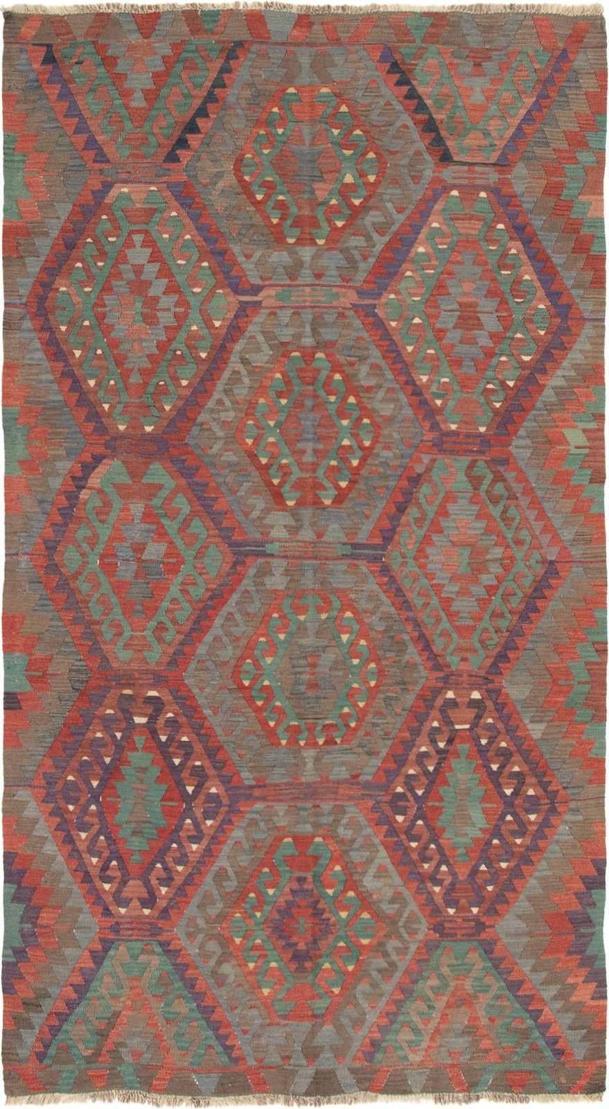 Vintage 5'3" x 9'6" Traditional Wool Hand Woven Oriental Area Rug gallery