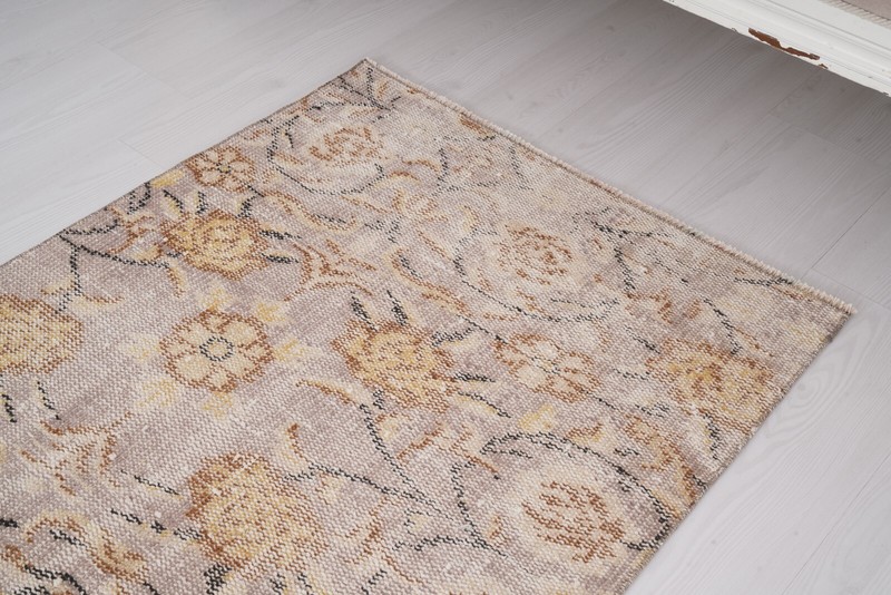 Antique Runner Oushak Turkish Runner Rug 3x8 Vintage Handmade Runner Carpet 715 gallery