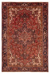 Vintage Traditional Hand-Knotted Area Rug 7’1″ x 10’5″ Oriental Wool Carpet