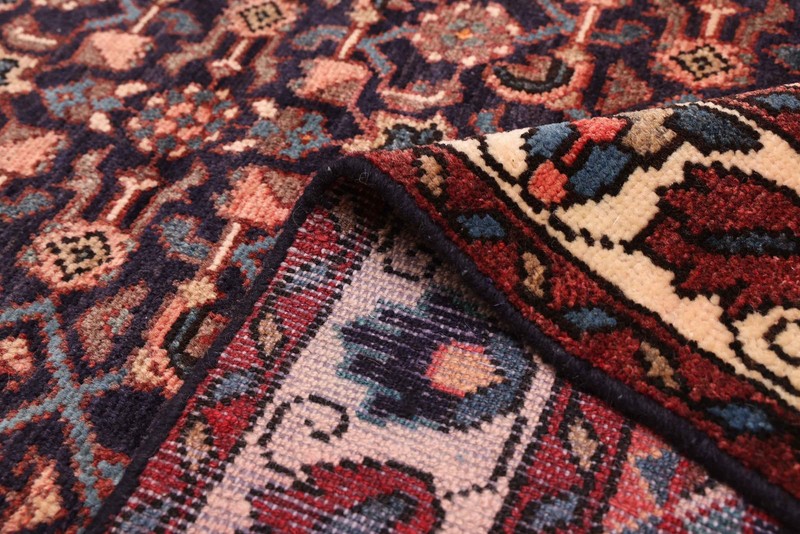 Vintage Hand-knotted Runner Rug 3'8" x 9'10" Traditional Oriental Wool Carpet gallery