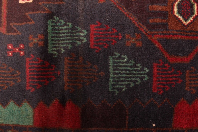Vintage Traditional Hand-Knotted Area Rug 3'6" x 6'5" Oriental Wool Carpet gallery