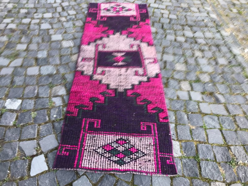 Turkish Antique rug Bohemian Area rug Oushak rug Vintage Rug Handmade Wool rug gallery