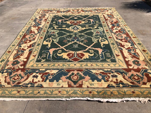 VINTAGE MODERN TIBETAN RUG BY TUFENKIAN WOOL PILE gallery