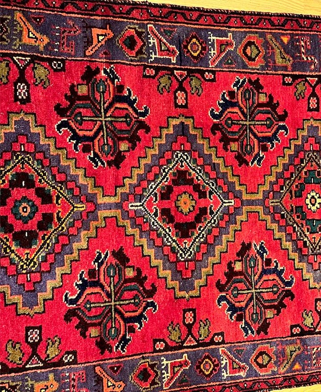 3.2 x 10 Handmade Village Made One Of A Kind Hallway Runner . Natural Dyes Wool gallery