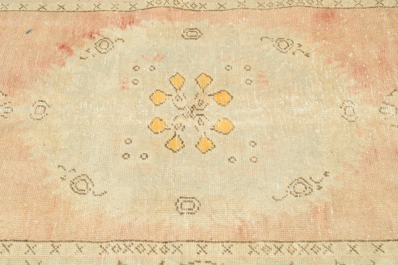 3x12 Turkish Antique Runner Rug Hand-Knotted Neutral Vintage Oushak Wool Rug,101 gallery