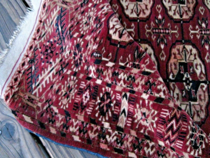 ANTIQUE 1890-1900 BUKHARA RUG AMAZING GREAT COLORS EXCEPTIONAL VERY-VERY FINE gallery