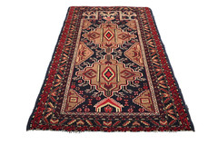Vintage Tribal Rug 2’9” x 4’4” ft Fine Quality Tribal Carpet Organic Wool Rug