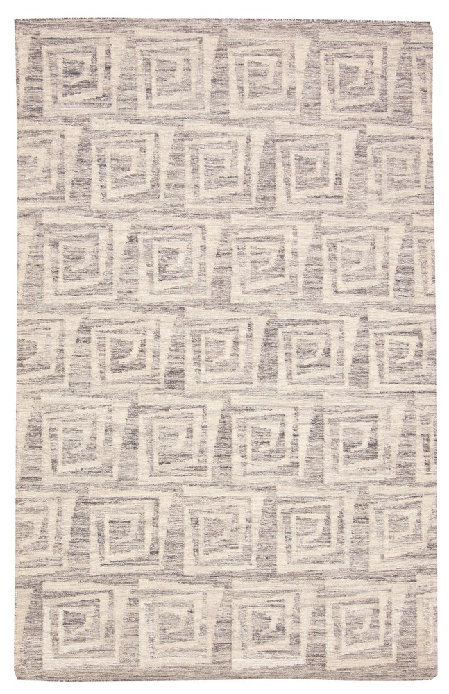 Vintage Hand Woven Area Rug 5'2" x 8'4" Traditional Wool Oriental Carpet