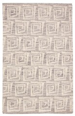 Vintage Hand Woven Area Rug 5’2″ x 8’4″ Traditional Wool Oriental Carpet