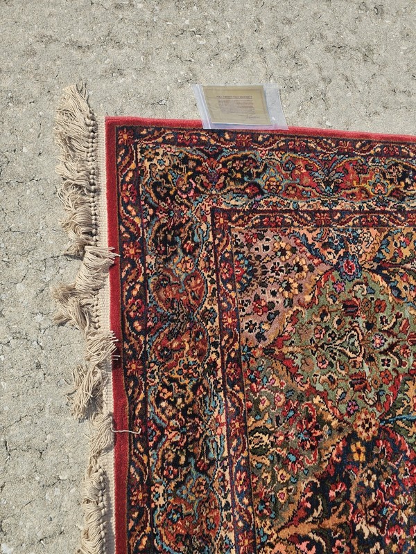 Karastan Multicolor Panel Kirman Rug #717 Size 5.9 x 9 Wool New With Tags RARE gallery