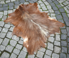 Angora Goat Leather Angora Goatskin Fur Rug Pelt Hide 100% Natural Goat Skin Rug