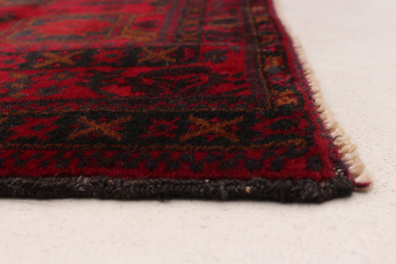 Vintage 3'7" x 6'11" Traditional Hand Knotted Vegetable Dye Wool Area Rug gallery