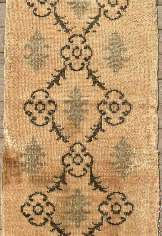 Turkish Rug 1x8 Oriental Runner Vintage Wool Hallway Stairs Carpet 57x257cm gallery