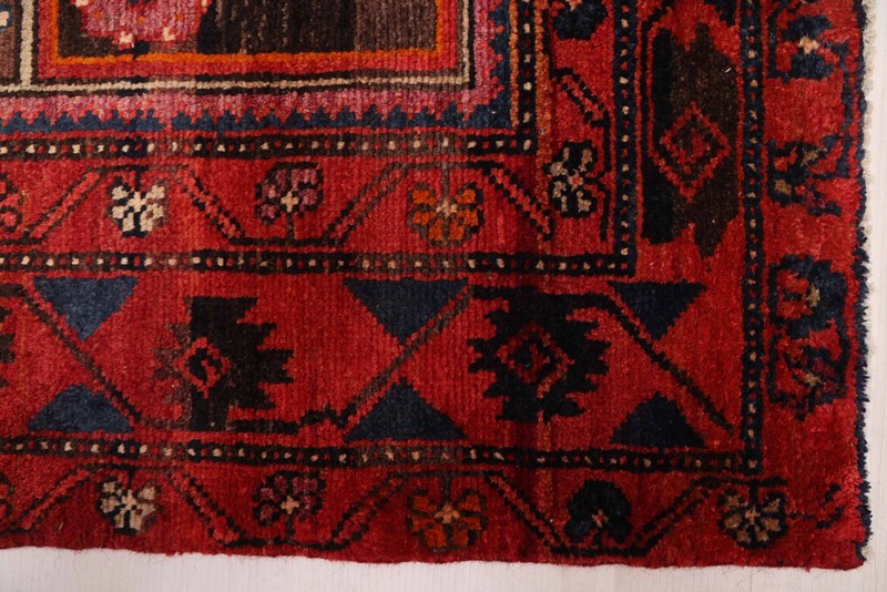Vintage Hand-Knotted Area Rug 4'9" x 7'8" Traditional Oriental Wool Carpet gallery