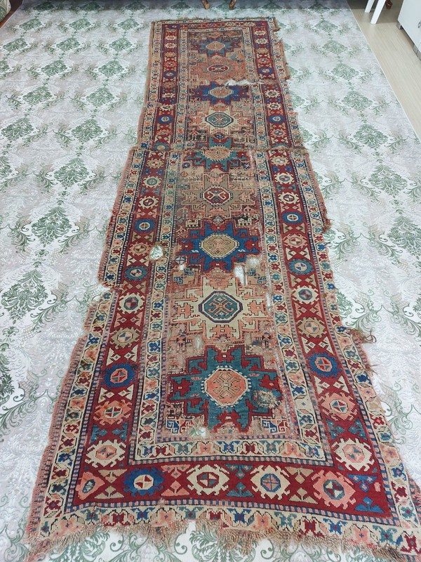 200+ Years Old Very Rare Antique Rug 9 Planets Armenian Kazak Carpet Rug Fine jJ gallery