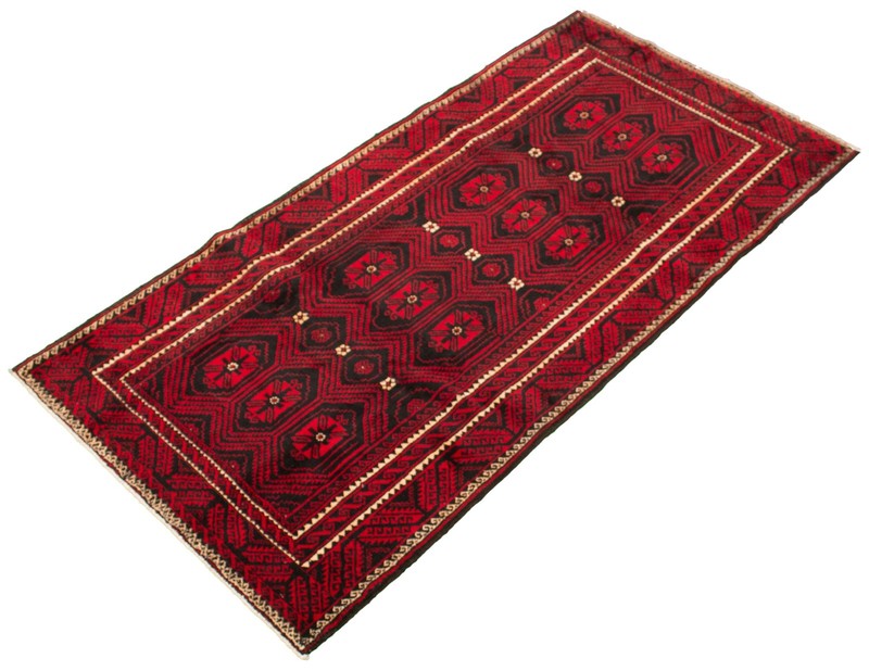 Vintage Traditional Hand-Knotted Area Rug 4'11" x 10'1" Oriental Wool Carpet gallery