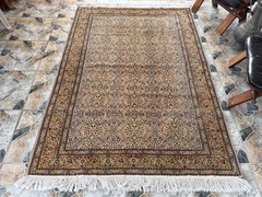 Vintage Oushak Bohemian Rug Handmade Turkish Anatolian Wool Area Accent Rug 5×7