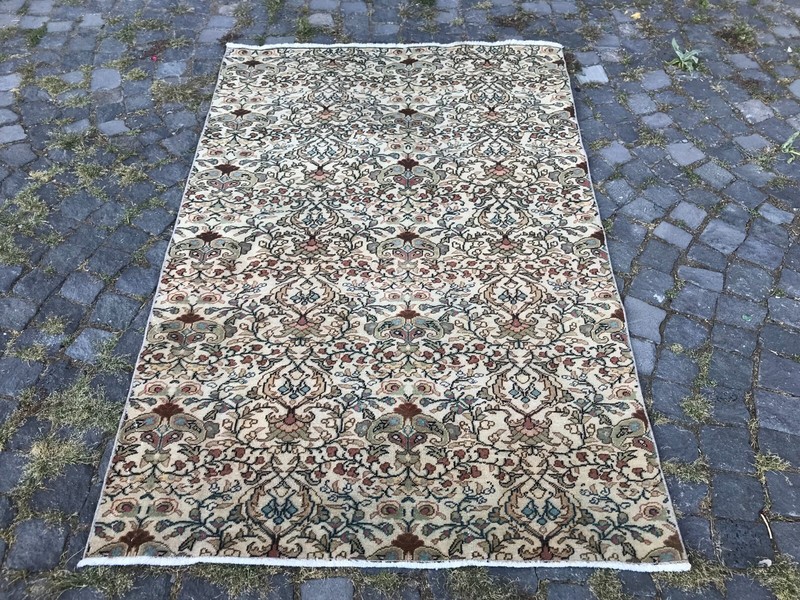 Handmade Rug Turkish Area Rug Vintage Rug Oushak Rug Antique Rug Bohemian Rug gallery