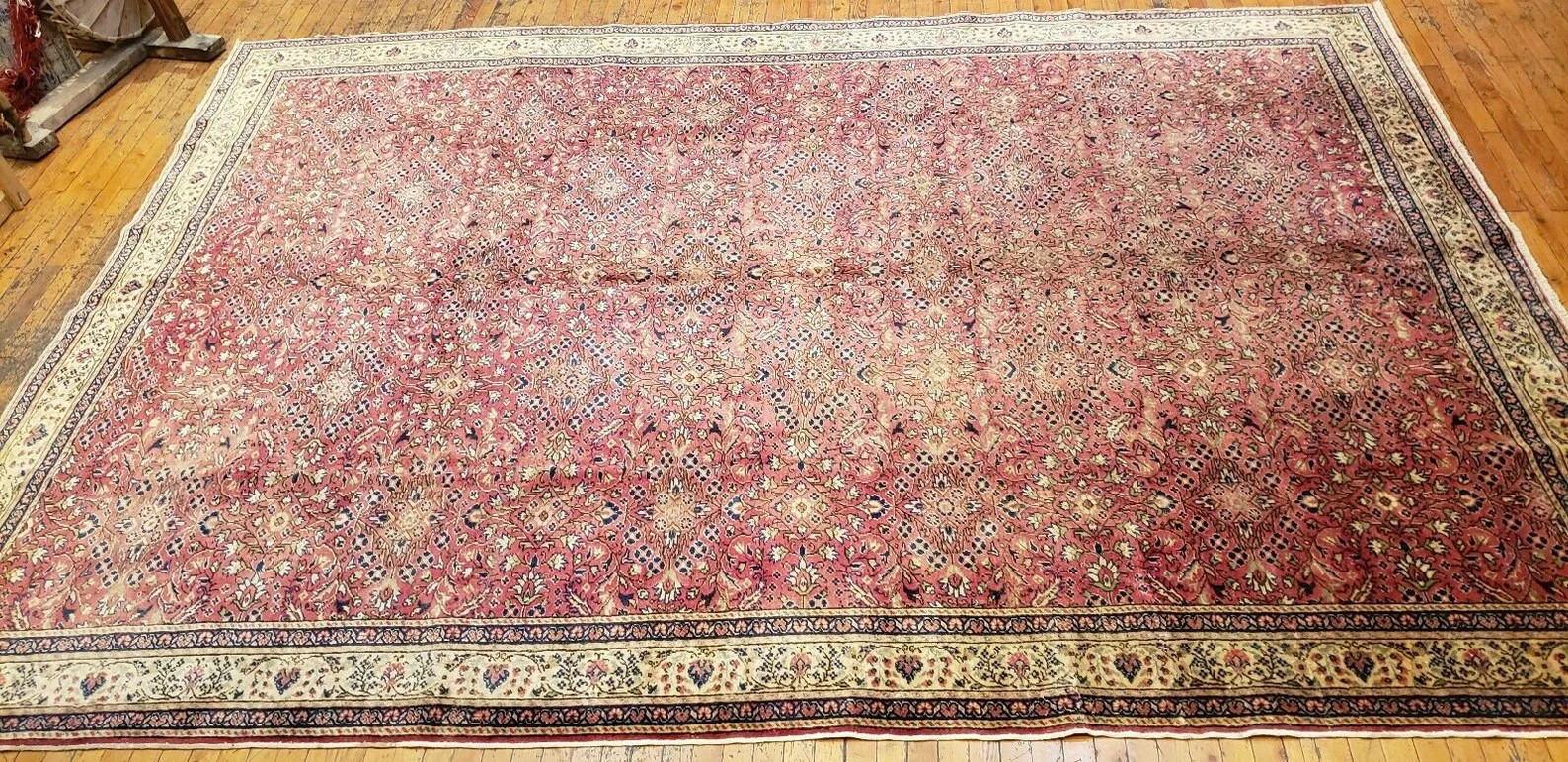 8x11ft Living Room Rug from Turkey 8x11ft Handknotted Turkish Hereke Red Carpet gallery