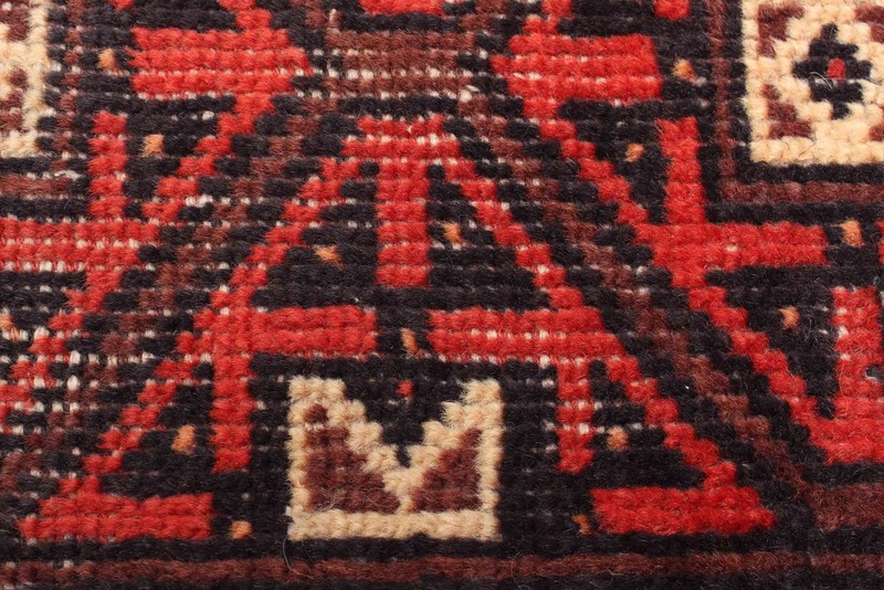 3'2" x 7'5" Vintage Hand-knotted Runner Rug Traditional Oriental Wool Carpet gallery