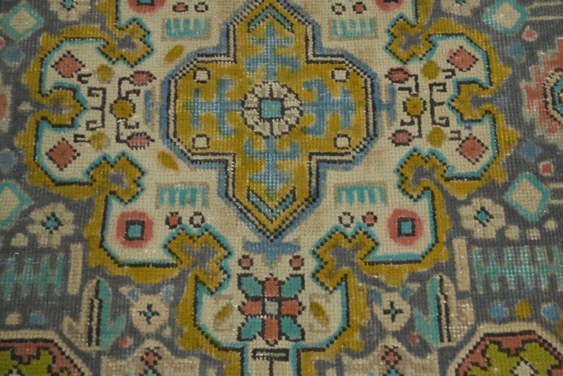 Pistachio Green Over-Dyed Hand-made Wool Traditional Living Room Area Rug 6x9 gallery