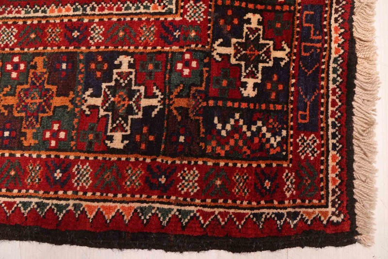 Vintage Traditional Hand-Knotted Area Rug 3'11" x 8'10" Oriental Wool Carpet gallery