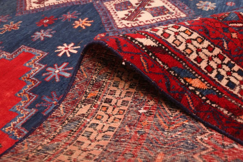 Vintage 5'11" x 7'7" Traditional Hand Knotted Vegetable Dye Wool Area Rug gallery