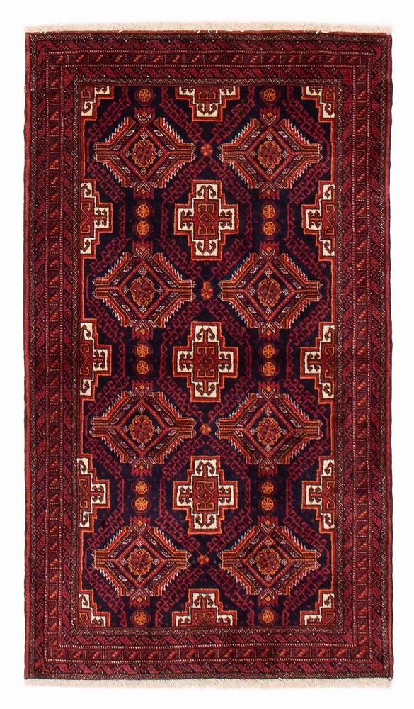Traditional Vintage Hand-Knotted Area Rug 2'10" x 4'11" Oriental Wool Carpet
